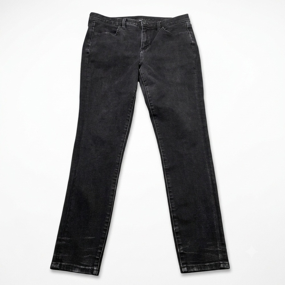American Eagle Dream Stretch Skinny Jeans Womens Size 10 Regular Black Dark Wash